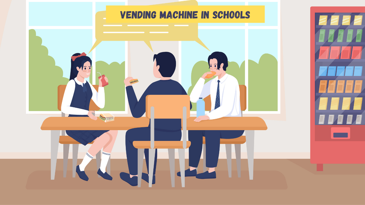 Smart vending machines in schools