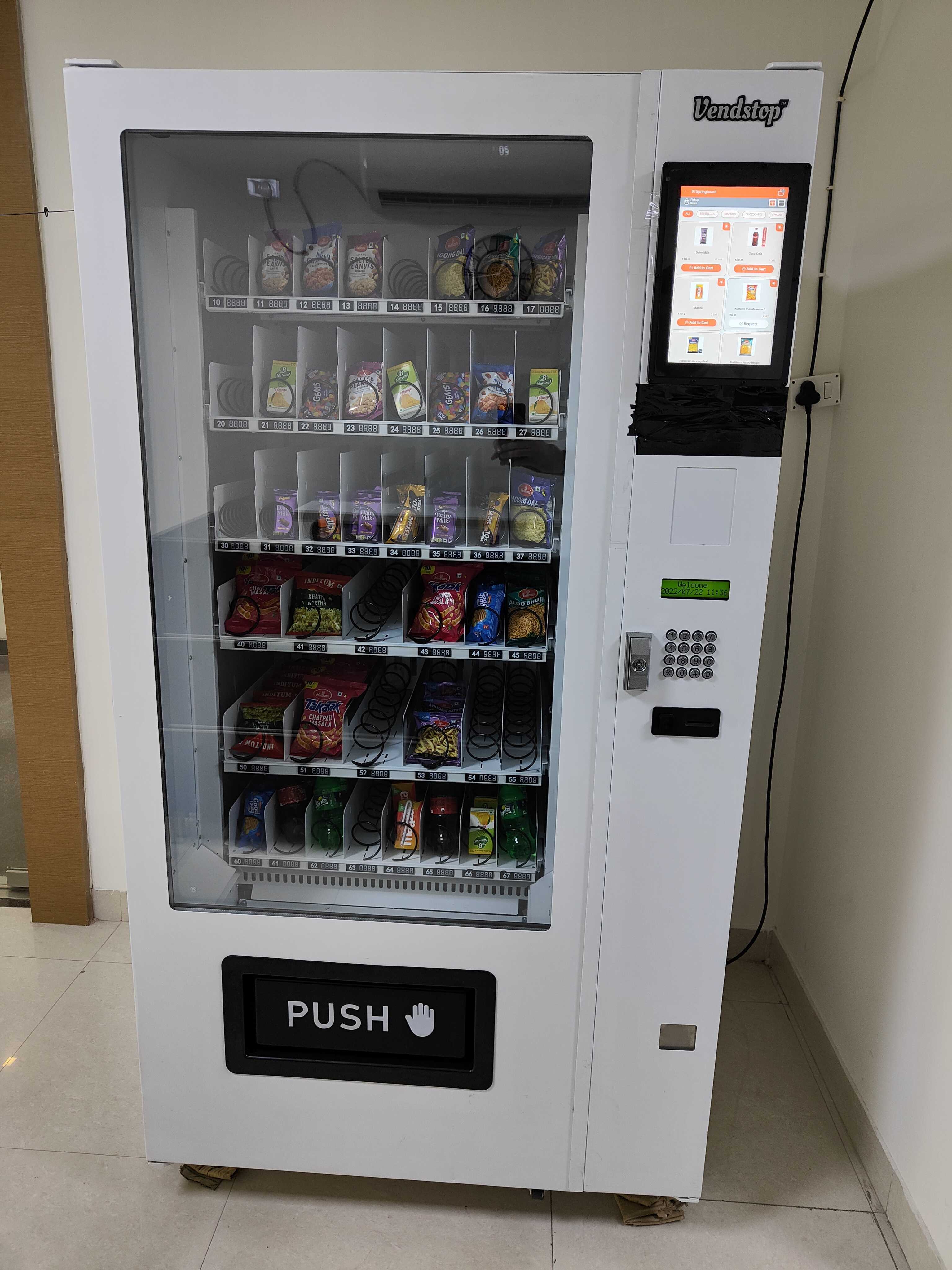 Coil Vending Machine - common types of vending machine at populated place